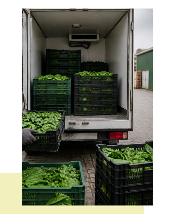 Перевозка шпината в Партизанск с сохранением свежести продукции